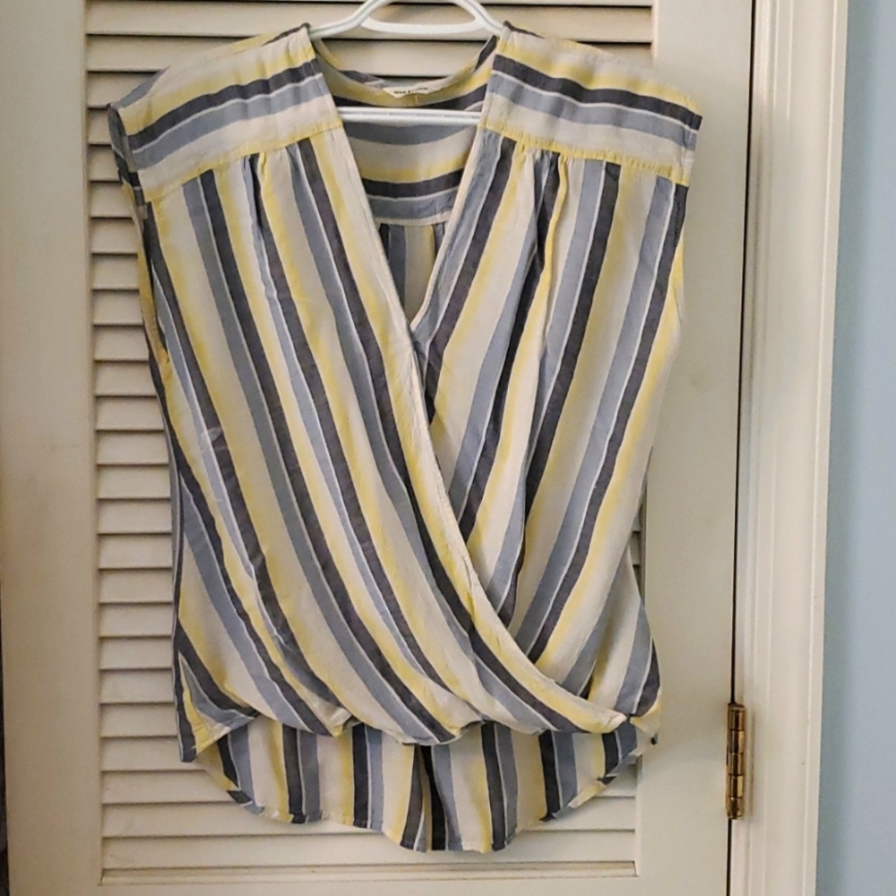 Max Studio striped casual blouse